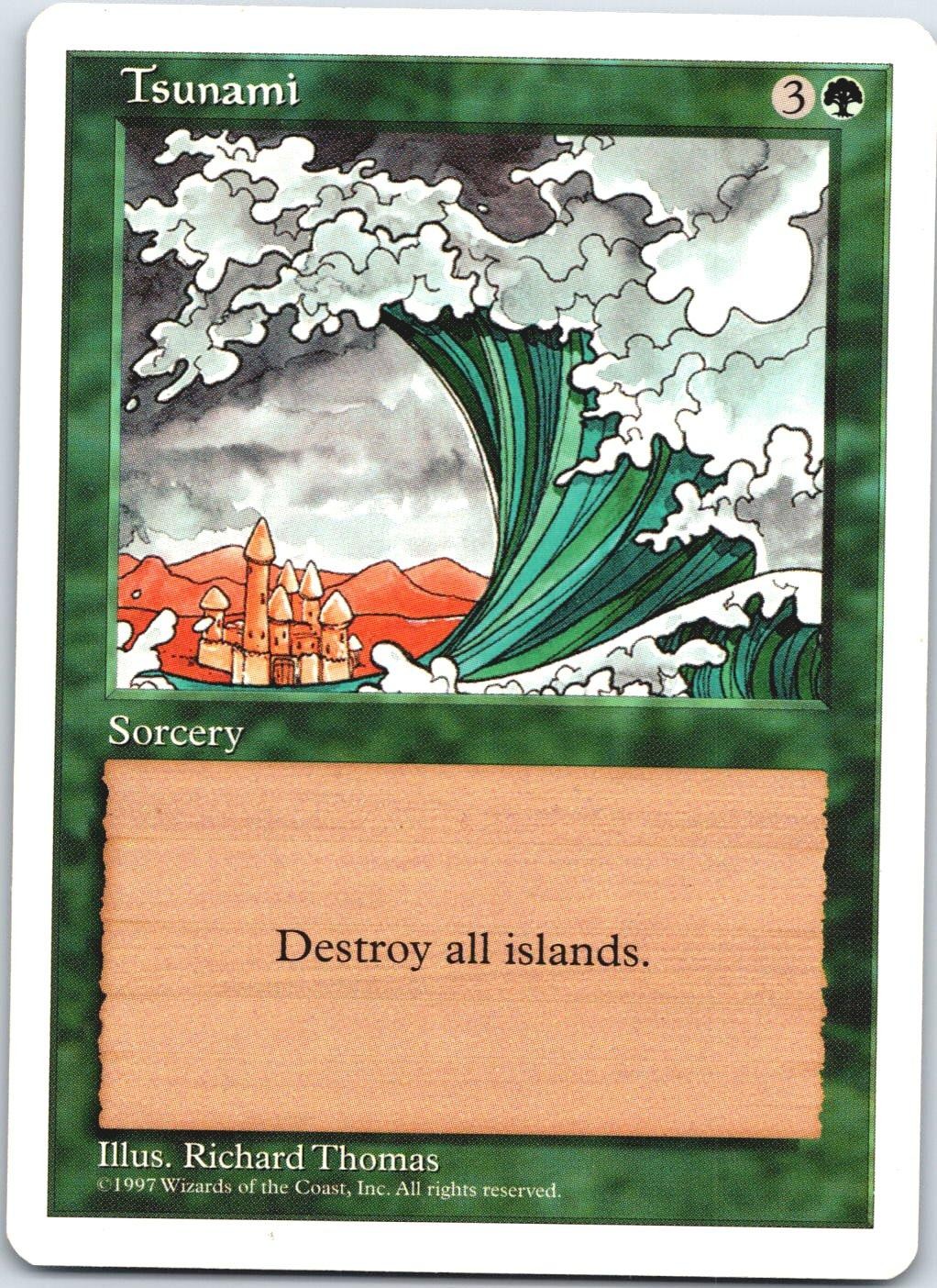 Tsunami Fifth Edition 5ED NM MTG Card
