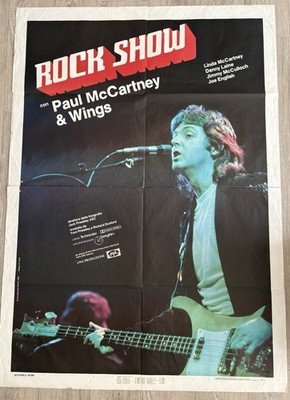 Original Paul McCartney & Wings Riesenposter 1.4 m x 1,0 m !