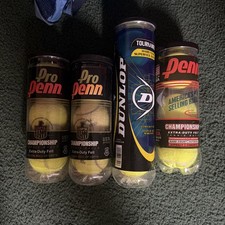 New Tennis Balls Penn Pro Dunlop Lot Of 4