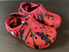 Crocs Toddler Classic Marbled Clog Pepper/Black 206838-6EO