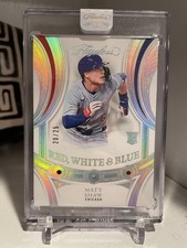 2025 FLAWLESS Matt Shaw RED WHITE BLUE DIAMOND RUBY SAPPHIRE /25 RC Cubs