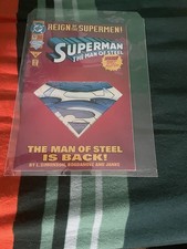 Superman: The Man of Steel 22 1993 Reign of the Supermen Bonus Poster DC