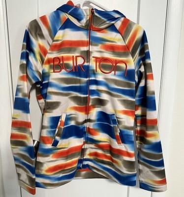 Womens Burton Dryride Full Zip Fleece lined Hoodie Snowboard Jacket  Size Medium