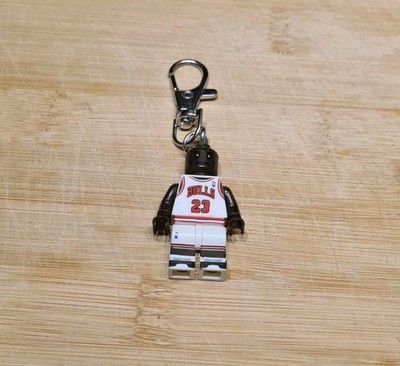 LEGO CUSTOM NBA MICHAEL JORDAN #23 MINIFIGUR SCHLÜSSELANHÄNGER SCHLÜSSELRING 