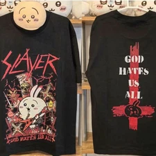 SLAYER CHIIKAWA ROCK METAL PARODY GRAPHIC T-SHIRT (2-sided) S-5XL
