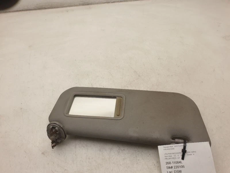 06-11 TOYOTA YARIS LADO DEL CONDUCTOR PARASOL VISERA Foto 4 de 4