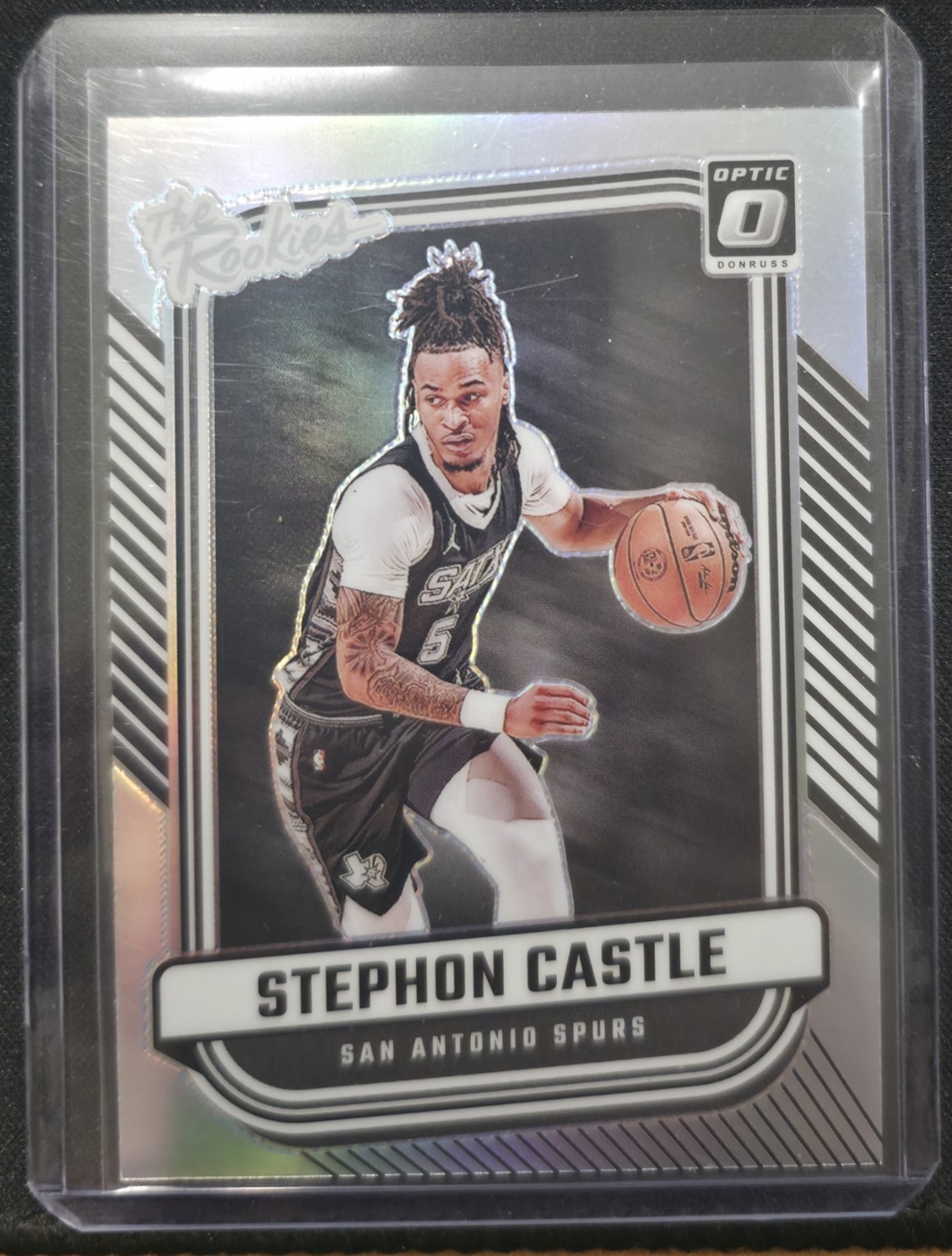 2024-25 Panini Donruss Optic NBA - Stephon Castle Silver Holo The Rookies Prizm