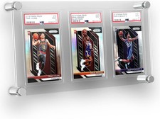 Trading Card Display Case for Wall - Graded Sports Card Mount for PSA Trading