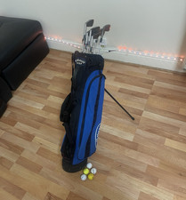 Callaway Blue/Black Stand Bag + 5pc RH Iron Set 4-Iron Steel Shafts