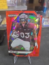 2025 Panini Prizm Draft Picks - Jaylin Lane #147 Red Ice Prizm (RC)