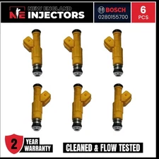 Reman Bosch Upgrade For Jeep 4.0L Type III 19LB EV1 Fuel Injectors TJ XJ YJ ZJ