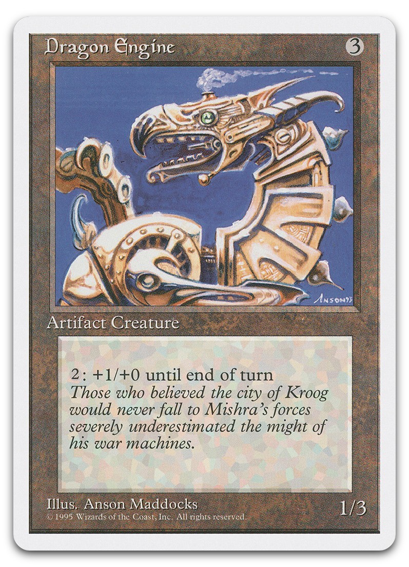 Dragon Engine (LP) Fourth Edition 4ED Magic MTG