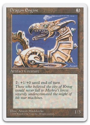 Dragon Engine (LP) Fourth Edition 4ED Magic MTG