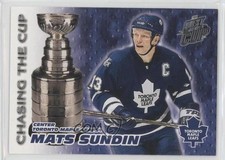 2003-04 Pacific Quest for the Cup Chasing the Cup Mats Sundin #8 HOF 0q3