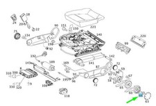 MERCEDES-BENZ VITO W639 Vordersitzhebelschraube A0009906210 NEU ORIGINAL