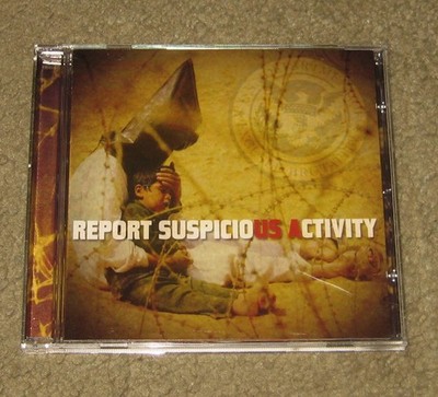 Report Suspicious Activity - S/T CD Vic Bondi Articles Of Faith Punk