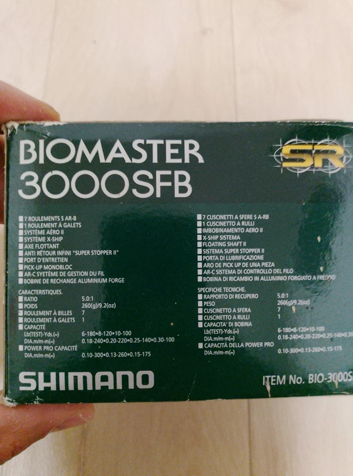 Mulinello Shimano Biomaster 3000sfb - Immagine 4 di 4