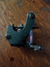 Joshua Carlton Coil Tattoo Machine 10 Wrap Coils Liner Shader Black USA