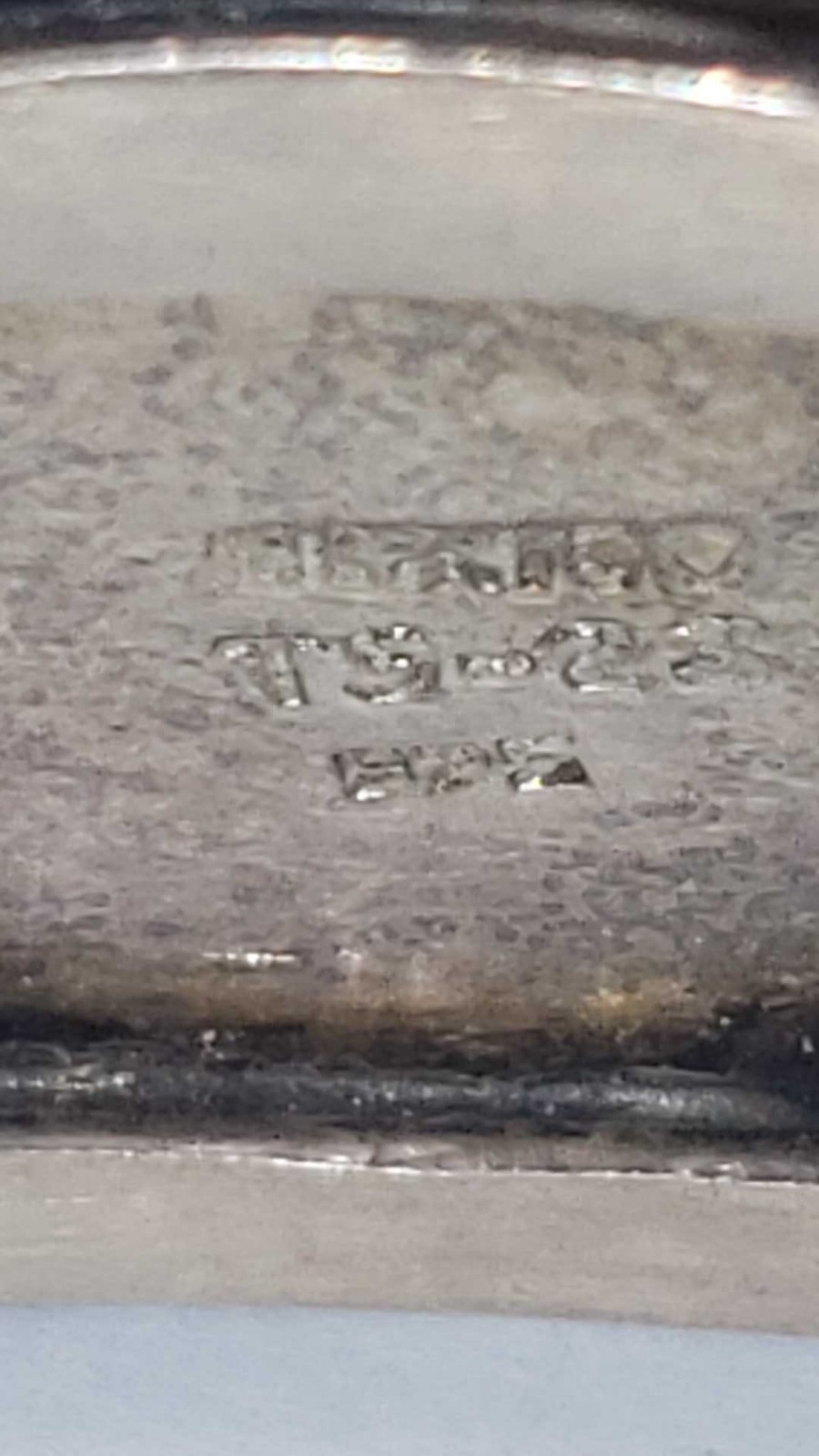 Sterling Silver Vintage Adjustable Bangle Bracele… - image 8