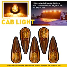 5xamber 6led Cab Roof Marker Lamps For Toyota Tacoma Tundra Pickup Camper Van Rv