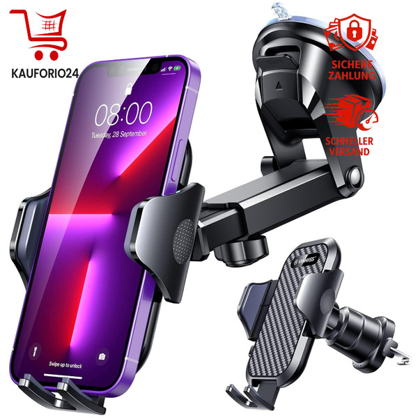 Handyhalterung 4 In 1 Mit Starkem Saugnapf FüR Auto 360° Drehbar-image