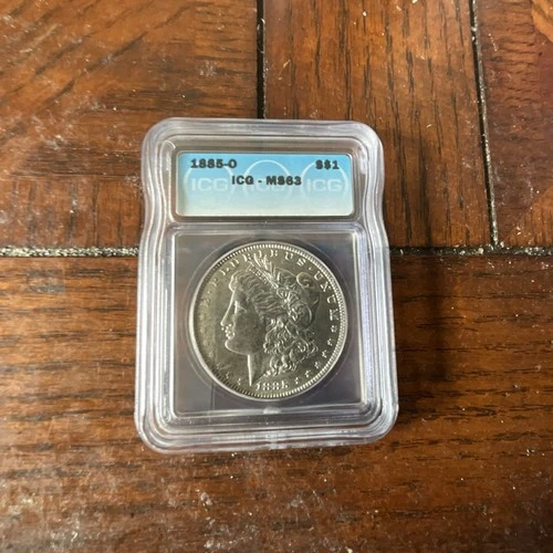 Morgan Dollar 1885-O ICG MS63 Silver $1 New Orleans Uncirculated KM#110