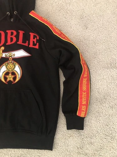 Noble Shrine Fraternity Pullover Hoodie Noble Shriner Masonic Hoodie Size Medium image 4