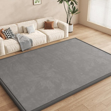 Baby Play Mat for Floor, 1.3'' Thick Memory Foam Tummy Time Mat - Super Soft Cor