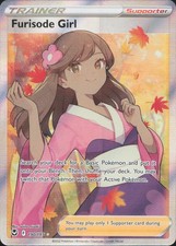 Furisode Girl 190/195 Ultra Rare Silver Tempest Pokemon Near Mint
