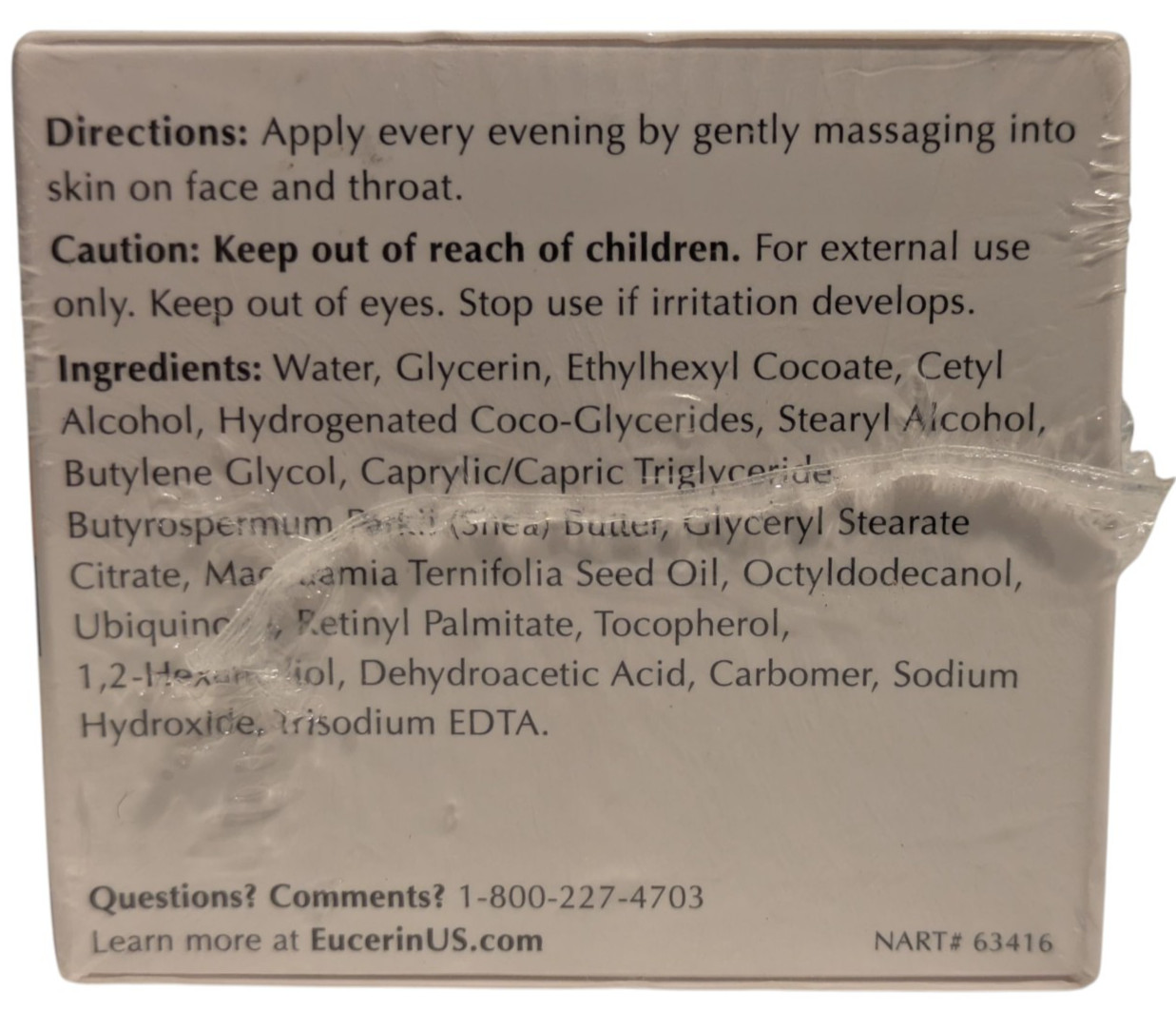 Eucerin Q10 Anti Wrinkle Face Cream Moisturizer Bundle Day & Night Formula NEW