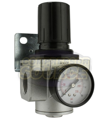 #ad #ad 1quot; NPT Inline Air Compressor Regulator with Pressure Gauge R908N $64.95