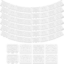 6 PCS Papel Picado Dia De Los Muertos, Mexican Party Decorations