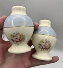 Vintage Royal China USA Blue Orchid Salt and Pepper Shakers Set 1940s  — photo 5