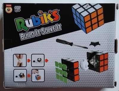 Original Rubik's Build It Solve It Puzzle - Baue deinen eigenen Rubiks Würfel NEU selten