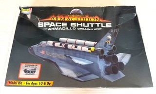 REVELL MONOGRAM. 85 5087. ARMAGEDDON. SPACE SHUTTLE WITH ARMADILLO D. VJ