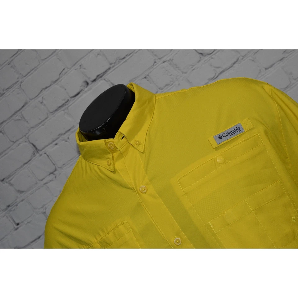 Columbia Hombres Talla XL PFG Rendimiento Equipo de Pesca Camisa Ventilada Poliéster Tamiami Foto 4 de 4
