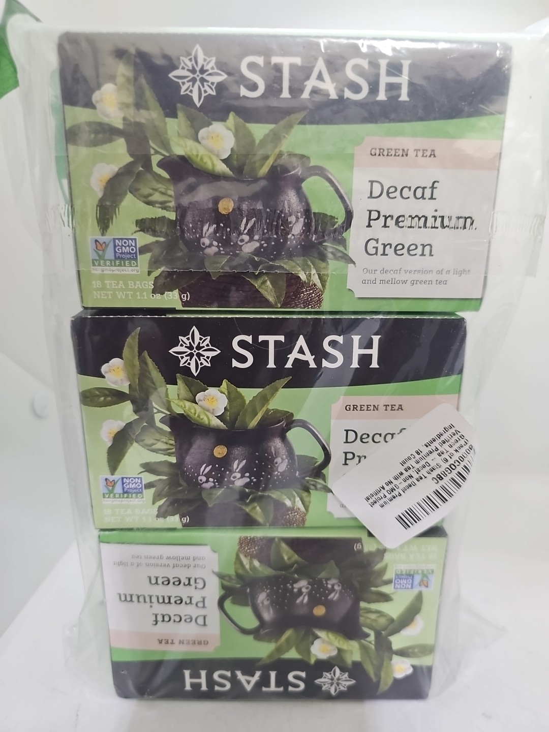 , Decaf , 18 Tea Bags Each. 3 Boxes. Exp.02/28
