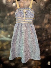 Vintage-Inspired Cottagecore Floral Midi Dress - Size Small