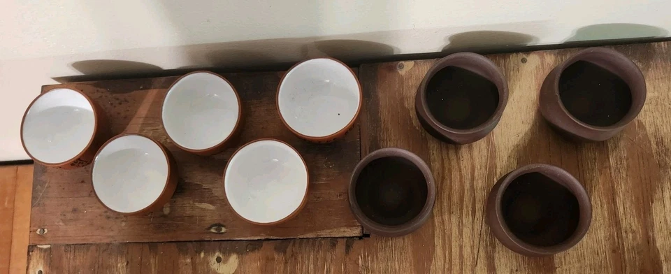 9 tazas taza de té chino de kungfu auténtica Yixing Zisha y 1 taza de té tazón de calentamiento Foto 2 de 4