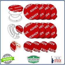 PKYAA 8-Pack Adhesive with Socket Base, 4pcs Pads for Car Magnetic Phone Holder