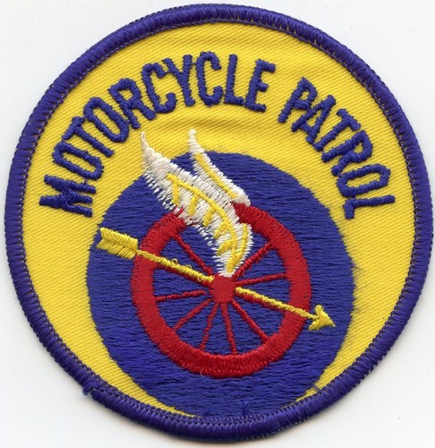 old vintage NEW ORLEANS LOUISIANA POLICE MOTORCYCLE PATROL Traffic POLICE PATCH