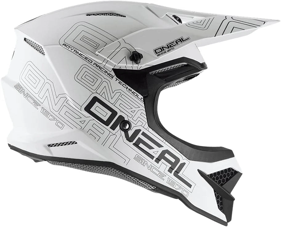 O'Neal - 0627-011 Serie 3 Unisex-Adulto Casco Todoterreno X-Pequeño, Plano Blanco Foto 4 de 4