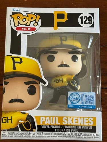 Funko POP! Paul Skenes MLB Pirates City Connect Exclusive Figure #129-NEW-COOL