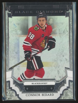 2024-25 Upper Deck Black Diamond Connor Bedard /349 Chicago Blackhawks #BDB-CB