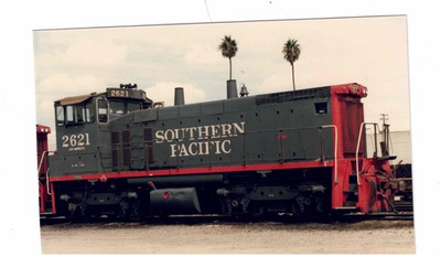 #ad Southern Pacific SW1500 Switcher Locomotive 2621 Ontario CA 1986 Photo 13 $5.00
