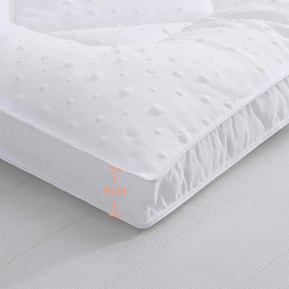 Matratzen Topper 200x200cm weich Mikrofaser hypoallergen für Boxspringbett/Gäste - Bild 4 von 4