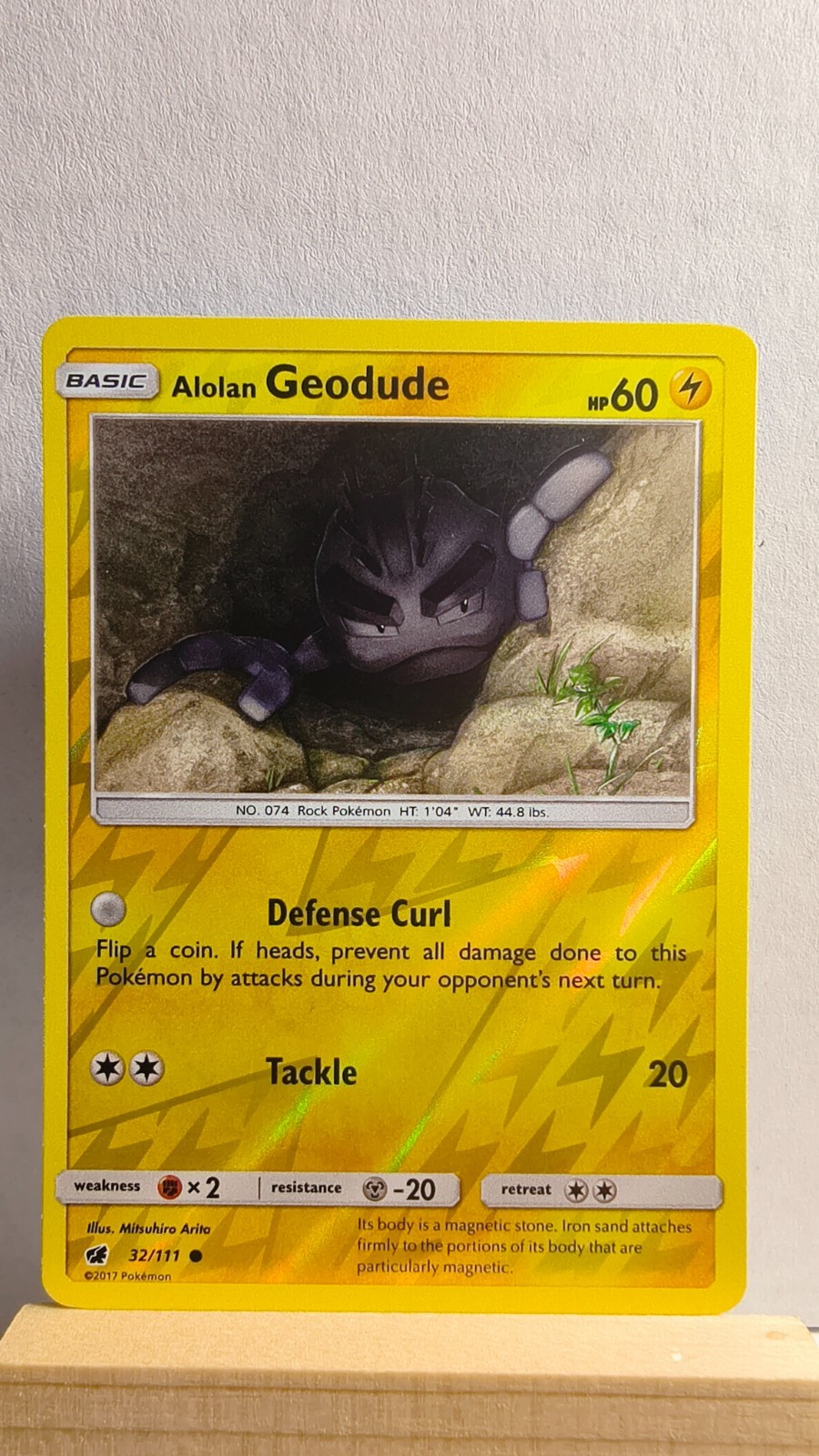 Alolan Geodude [LP] - Pokemon TCG Crimson Invasion 32/111 [Reverse Holo Common]