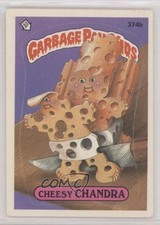 1987 Topps Garbage Pail Kids Series 9 Cheesy Chandra (Two Star Back) #374b 10j2