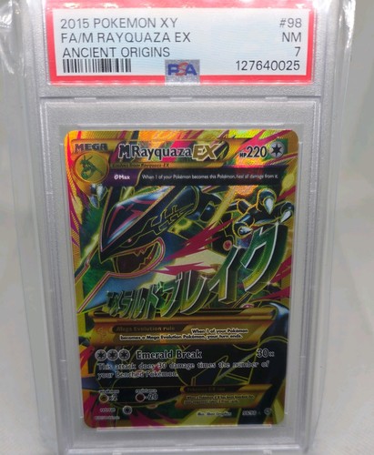 M Rayquaza-EX graded PSA 7 for sale on eBay