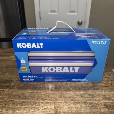 Kobalt Mini 2 Drawer Steel Tool Box Purple Lavender Brand New